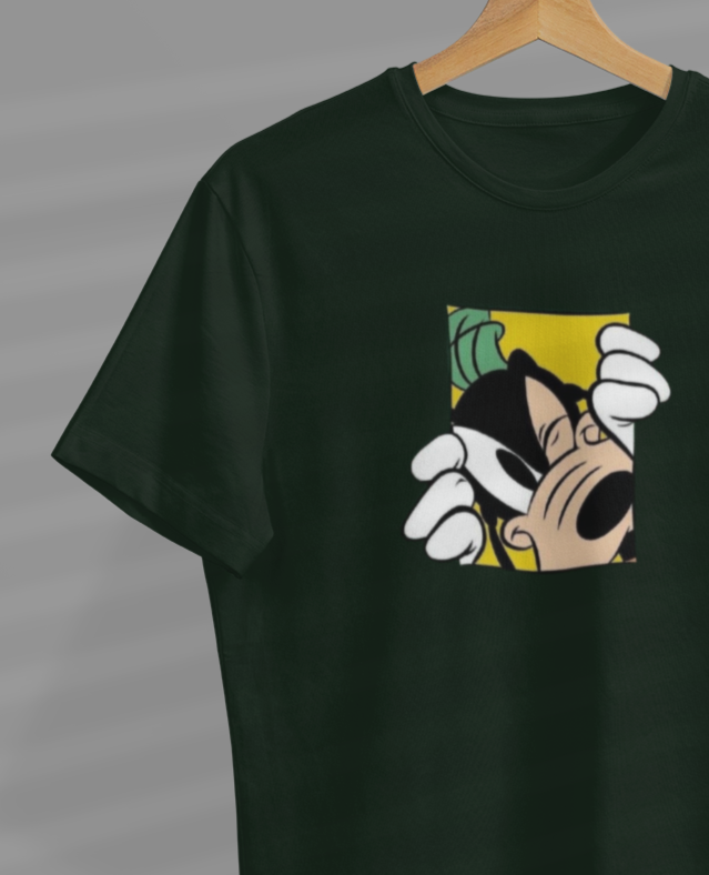 Goofy Mickey Mouse – Men's Half Sleeve