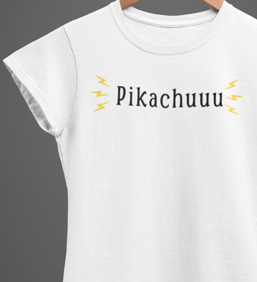 Pikachuu T-Shirt – Women's Half Sleeve